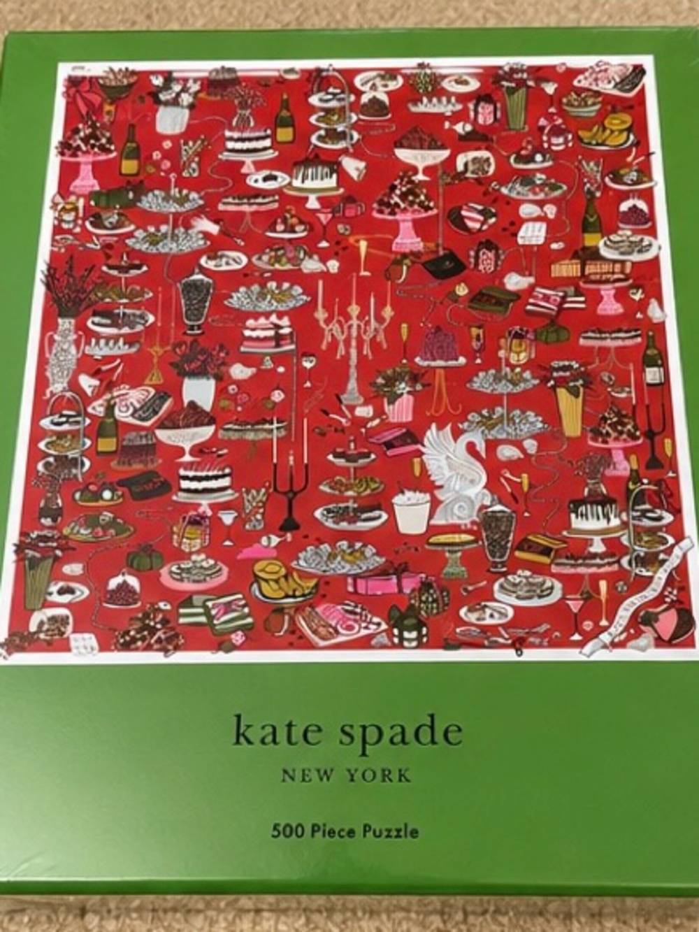 NWT Kate Spade New York Party Table 500 Piece Puzzle Sealed